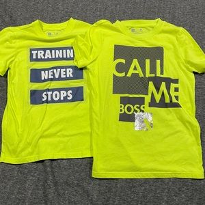 🐥3/$15 BUNDLE Xersion 2 boys yellow T-shirts!